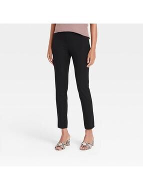 063 a New Day Women's Black High-Rise Skinny Ankle Pants (Size 4, NWT)